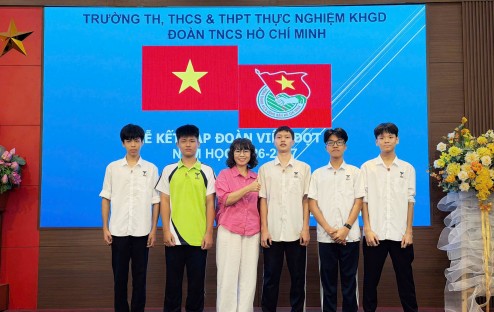 Kết nạp Đoàn viên đợt 1 năm học 2026 – 2027